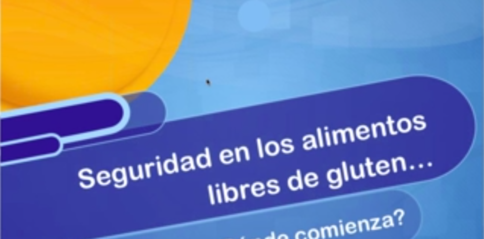 Webinar sobre la seguridad en la fabricación de alimentos libres de gluten